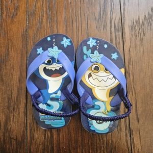 Baby shark kids sandals- size 6